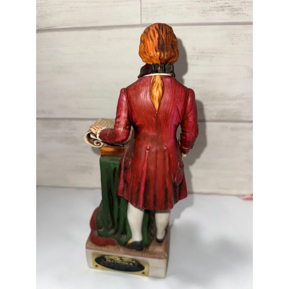 Vintage McCormick Thomas Jefferson Americana Porcelain Decanter The Patriots Box